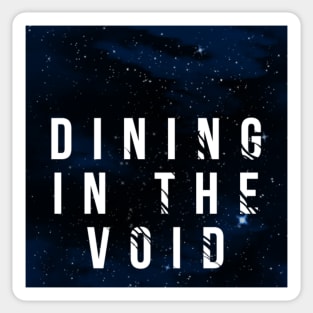 Dining in the Void Logo Sticker